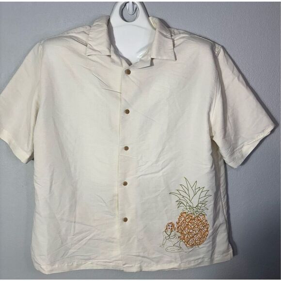 Vintage Paradise Collection Tropical Hawaiian Shirt Size XL Pineapple - Picture 2 of 7